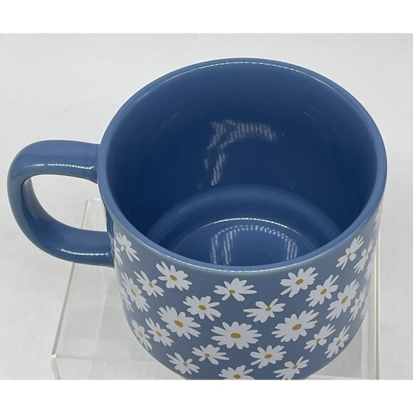 Thyme & Table Daisy Blue Coffee Tea Mug Cup - Picture 4 of 8